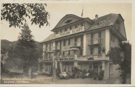 Stansstad NW Hotel Pension Schiff 1936  sehr gut erhalten
