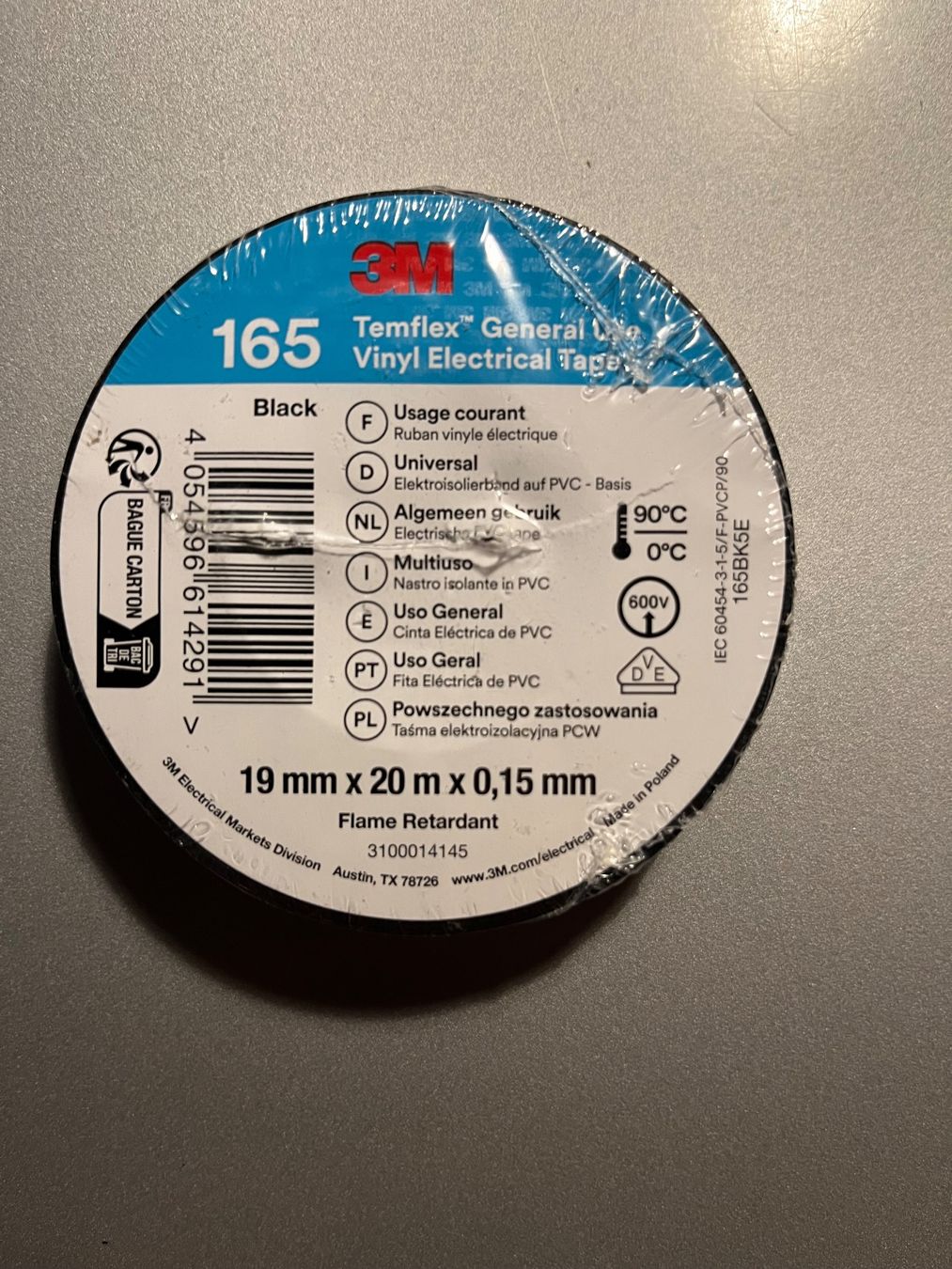 Componenti elettronici: 3M Temflex Elektroisolierband black Neu – Nuovo e nell'imballaggio originale da Unterägeri venduto da flu_zp5d 4