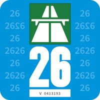 Schweizer Autobahnvignette 2026, unbenutzt, neu