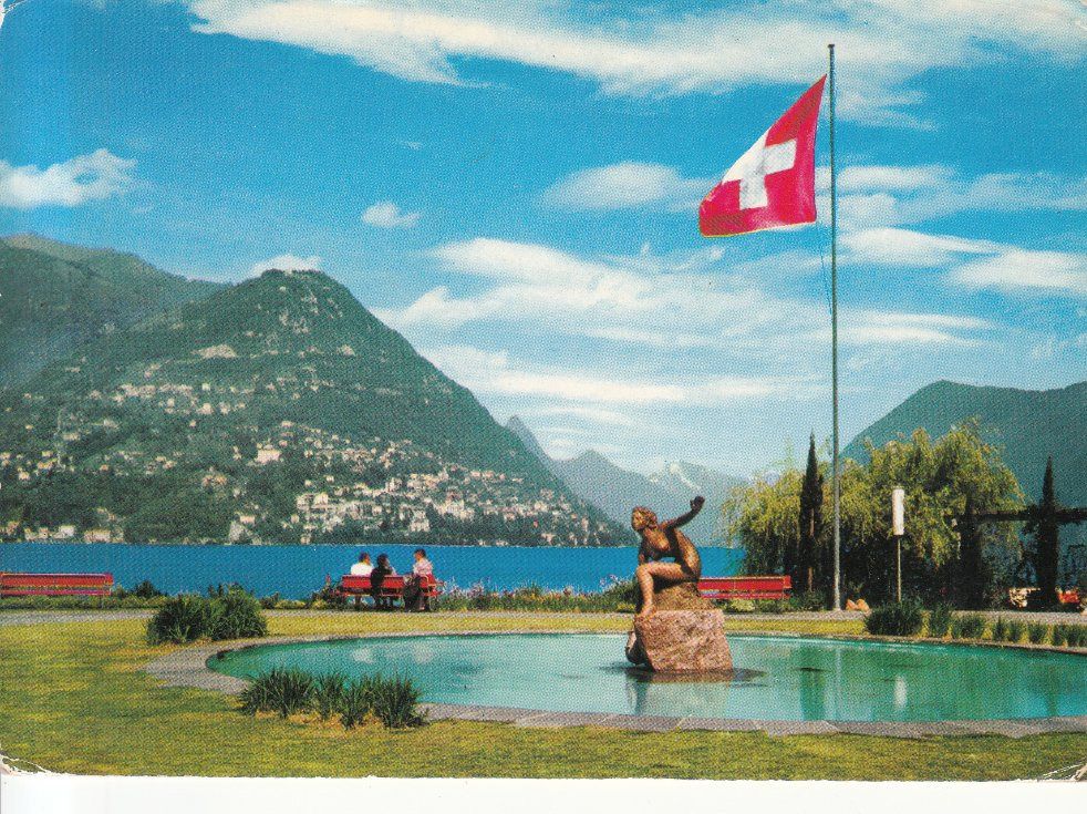 Ansichtskarten: Lugano ca. 1965 – Gebraucht aus Bürglen TG von StampGraf