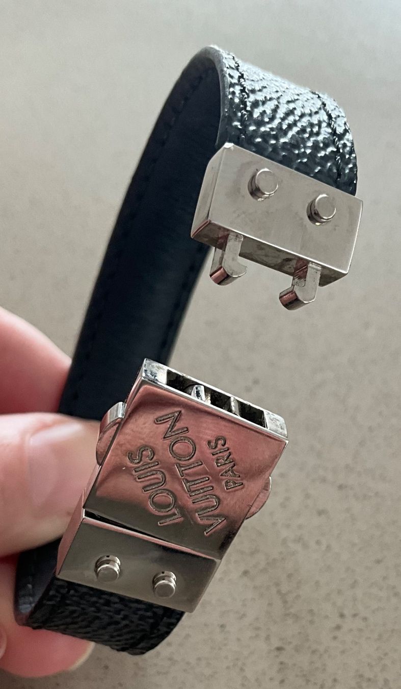 Louis Vuitton Bracciali & Braccialetti: Louis Vuitton Lederarmband – Usato da Seon venduto da xanae 4