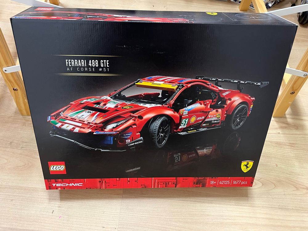 Lego 42125 Ferrari 488 GTE 'AF Corse #51' (Neu und originalverpackt) in ...