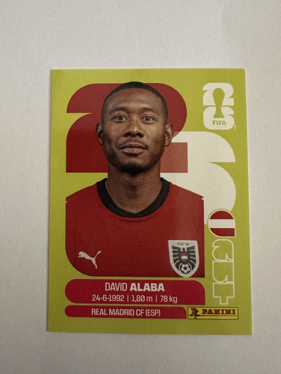 Panini Carte collezionabili: Panini Sticker WM 2026 AUT 4 David Alaba – Nuovo (secondo la descrizione) da Herisau venduto da Ballenberger