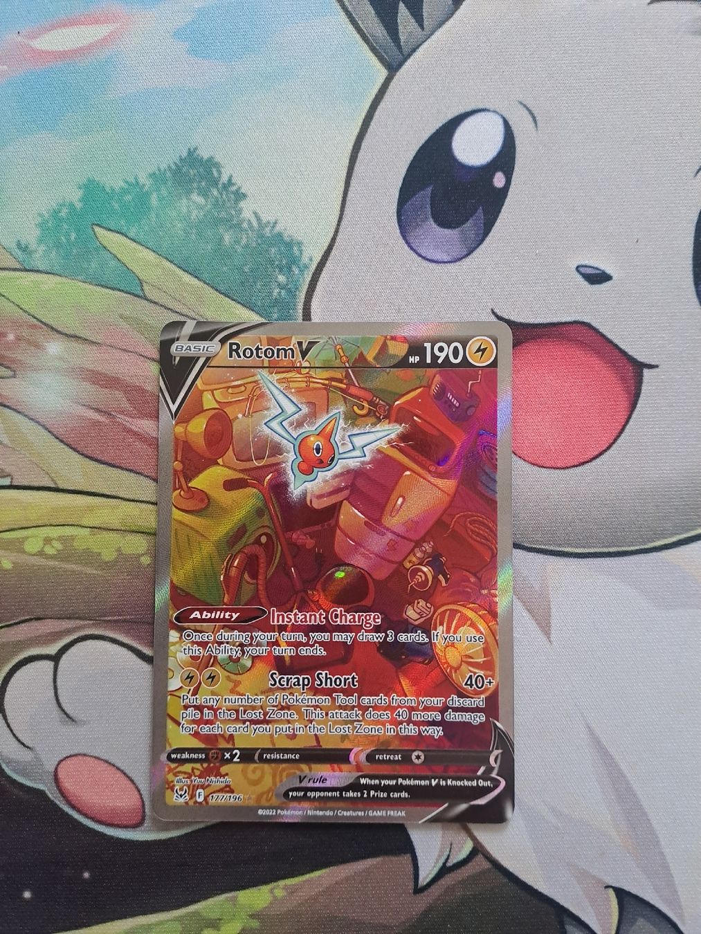 Pokémon Carte collezionabili: Rotom V 177/196 Lost Origin – Nuovo (secondo la descrizione) da Basel venduto da mfe_86h9