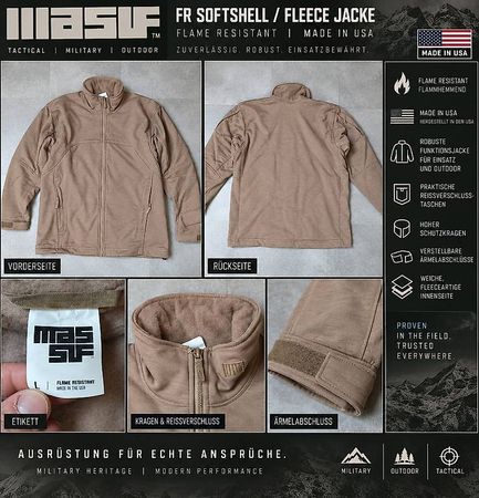 MASSIF FR Softshell  Made in USA