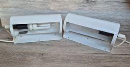 2 kultige  Lod Wandleuchten von Ikea 80/90er Jahre weiss
