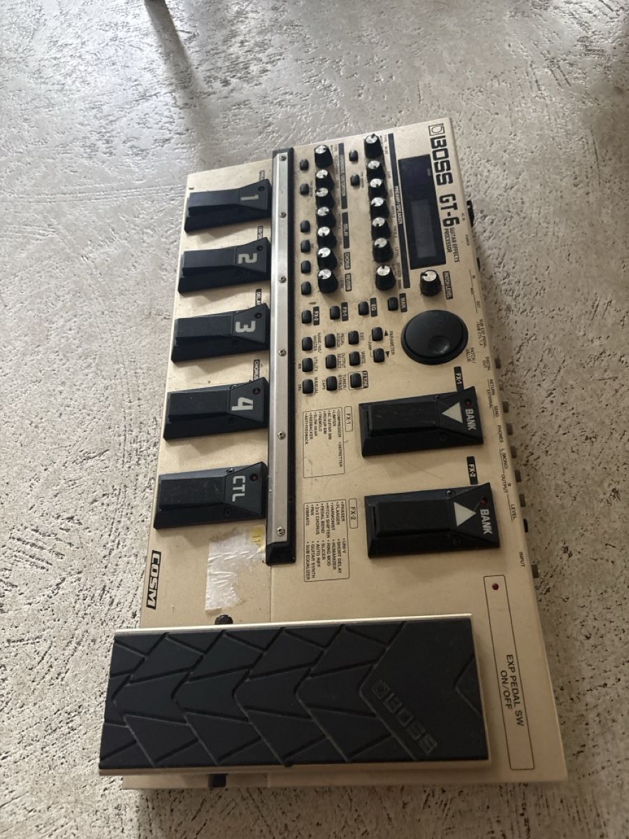 Boss Strumenti musicali: Pédalier guitare Boss GT-6 multi-effets – Usato da Vernier venduto da Judge63 4