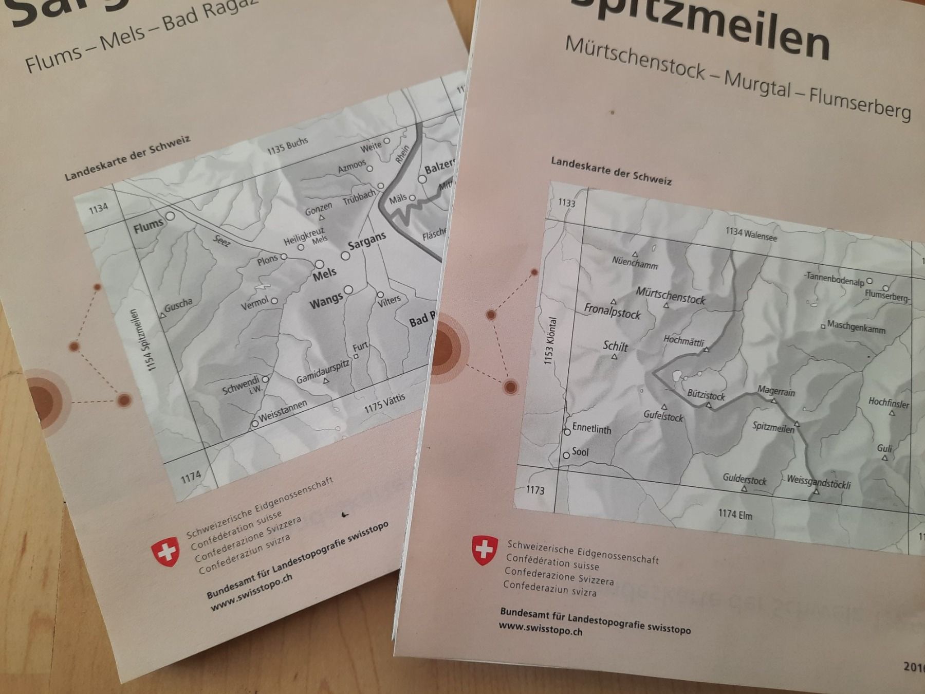 Cartine & Atlanti: Landeskarte der Schweiz – Usato da Niederglatt ZH venduto da Bobsli 5