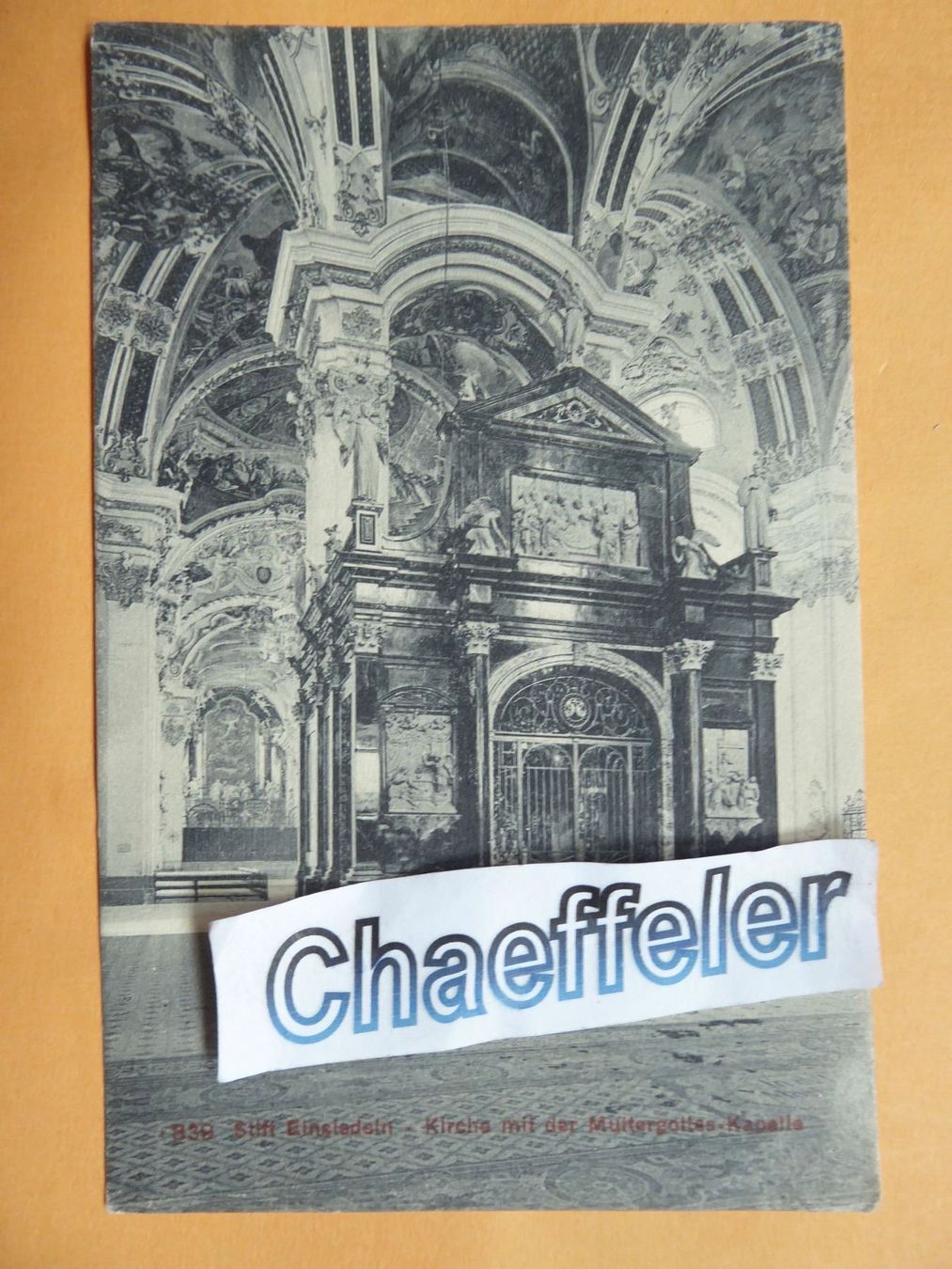Cartes postales: 838  Stift Einsiedeln - Kirche mit – D'occasion à Zürich par Chaeffeler