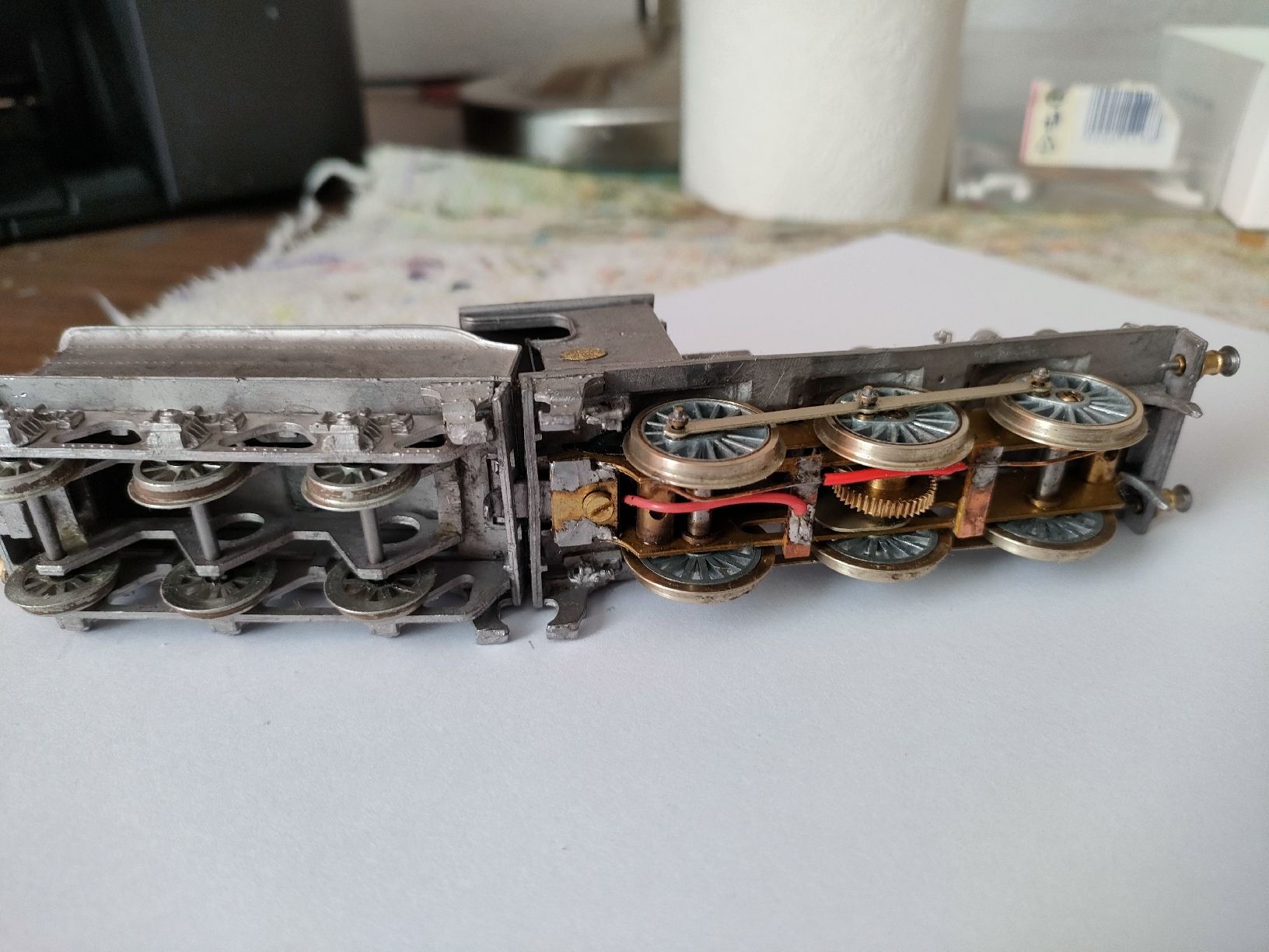 Modelleisenbahnen: HO Renfe O30 Schlepptender Oldtimer Dampflok Bausatz – Neu (gemäss Beschreibung) aus Augst BL von