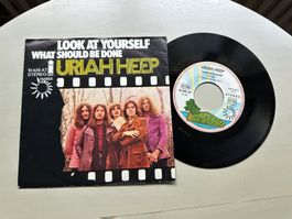 URIAH HEEP tolle Single Look at yourself Kult Top Hit