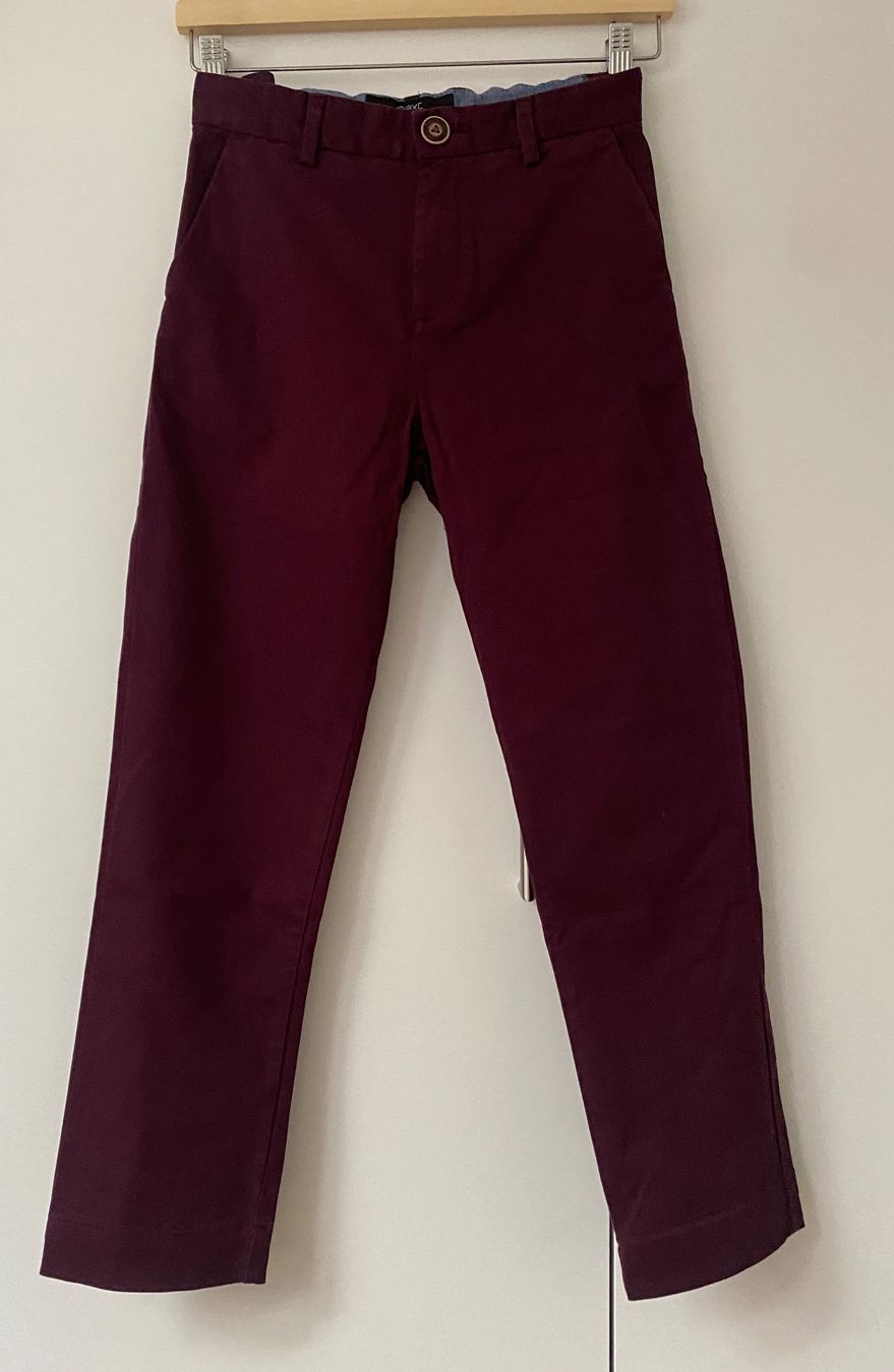 Pantaloni: Hose 146 Bordeaux-Rot – Nuovo (secondo la descrizione) da Aarau venduto da Ahoffa
