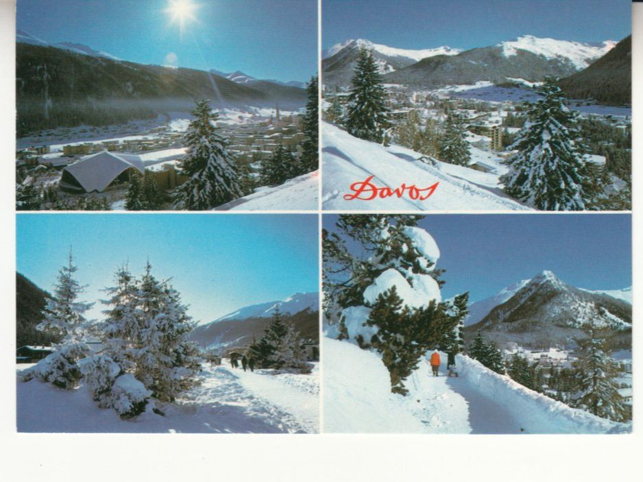Ansichtskarten: Davos 1986 – Gebraucht aus Bürglen TG von StampGraf
