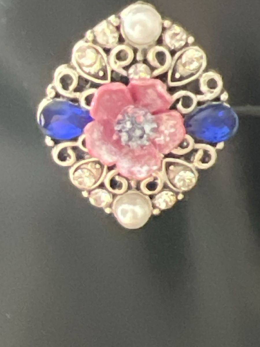 Orecchini pendenti & Orecchini a lobo: Vintage Ohrringe Blumenmuster Strass – Nuovo (secondo la descrizione) da Seon venduto da Sunny-Schmuck78 1