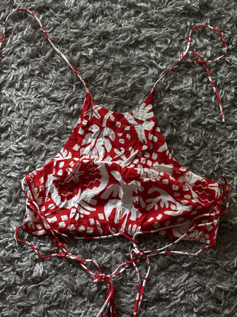 Top: Damen Crop Top Rot  – Nuovo (secondo la descrizione) da Zürich venduto da dil_mdn7