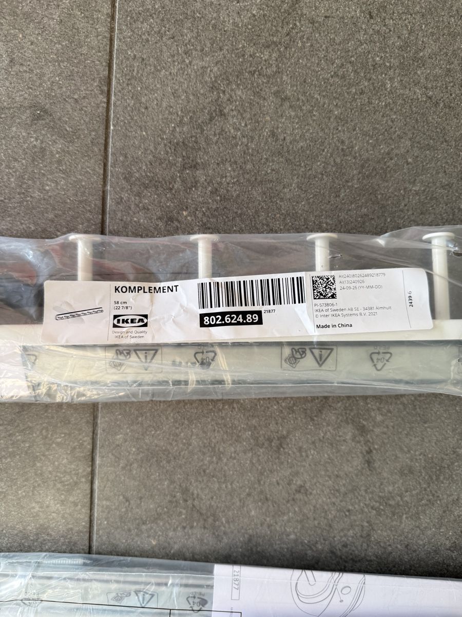 Ikea Eisenwaren: 2x IKEA Komplement Hakenleiste weiss – Neu und originalverpackt aus Eschen von fr1991 4