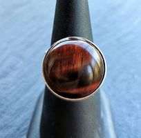Bague oeil de taureau et argent 925