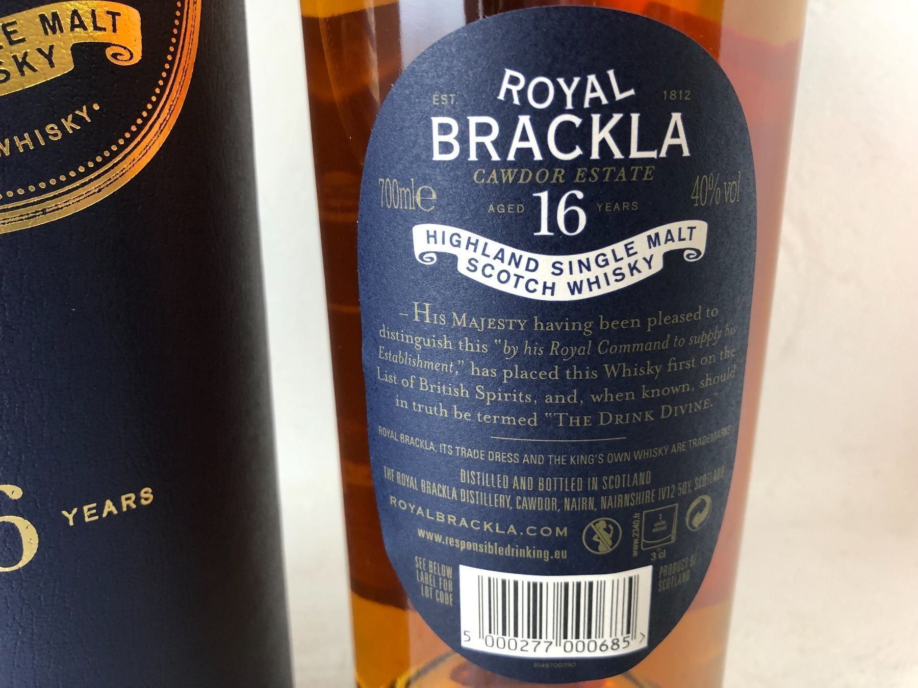 Bevande alcoliche: Royal Brackla Single Malt 16y 40% – Nuovo e nell'imballaggio originale da Wöschnau venduto da Vinsale 5