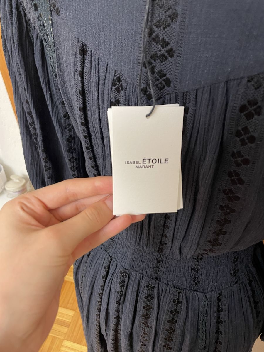 Isabel Marant Vestiti: Isabel Marant Kleid blau-schwarz neu – Nuovo e nell'imballaggio originale da Dittingen venduto da nje_9nlt 5