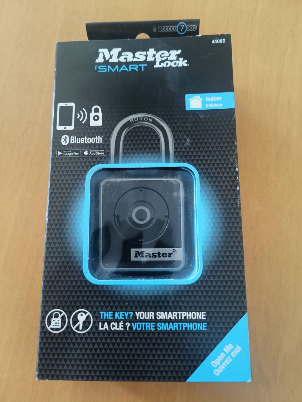Cadenas: Master Lock Smart Bluetooth Vorhängeschloss – Smartphone als – Neuf avec emballage d'origine à Dietikon par Thomas2010 1