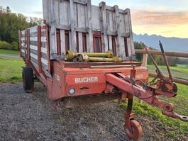 Anhänger mit Kratzboden für Hackholz