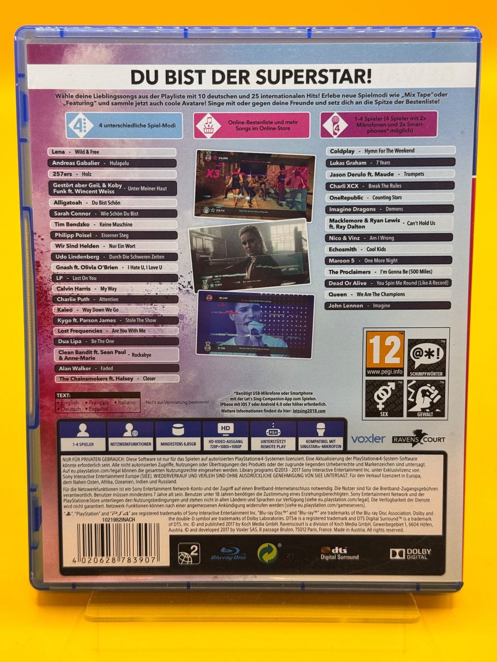 Sony Giochi: Let's Sing 2018 mit deutschen Hits - PS4 – Usato da Oberwil b. Zug venduto da silver2024 1