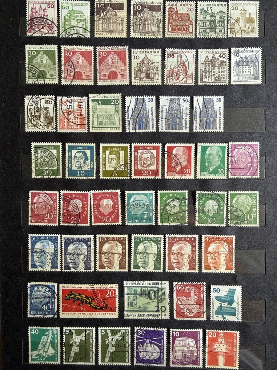 Alben: Briefmarken Sammlung 4/4 - vorwiegend Deutschland – Gebraucht aus Vaz/Obervaz von rea_w8cv