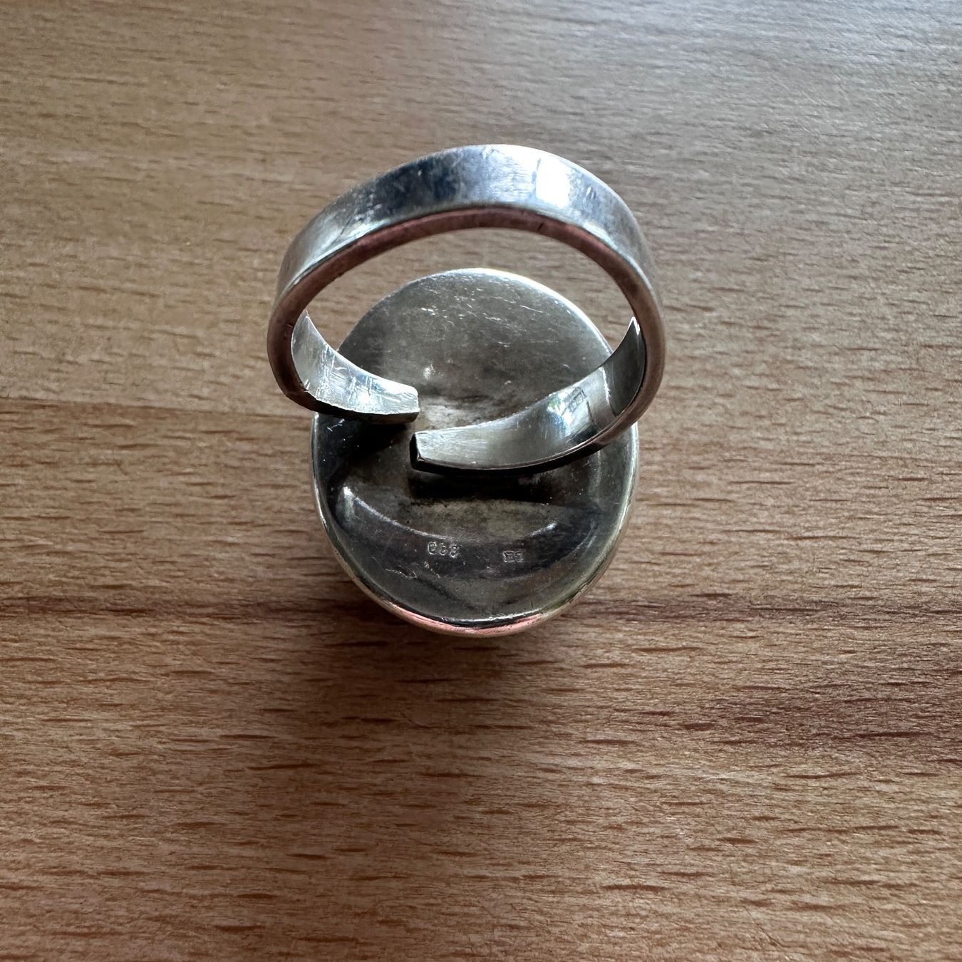 Anelli: Grosser Ring silber Stein Onyx – Usato da Sax venduto da kaulquappe01 3