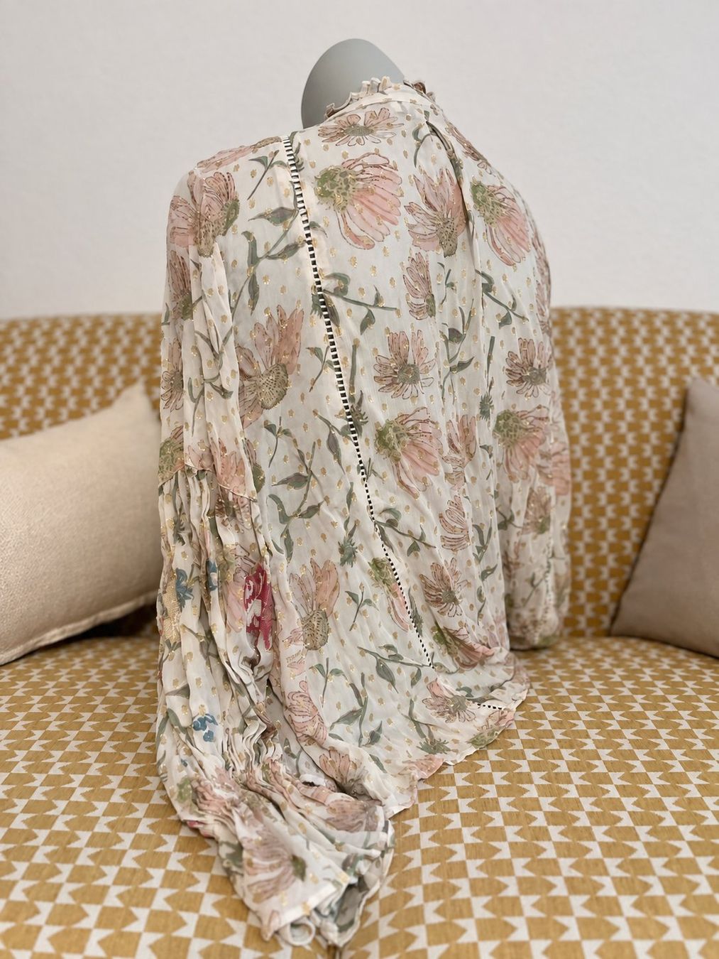 Zara Camicette: ZARA Boho Floral Bluse | Grösse M – Usato da St. Gallen venduto da BikeladyShop 3