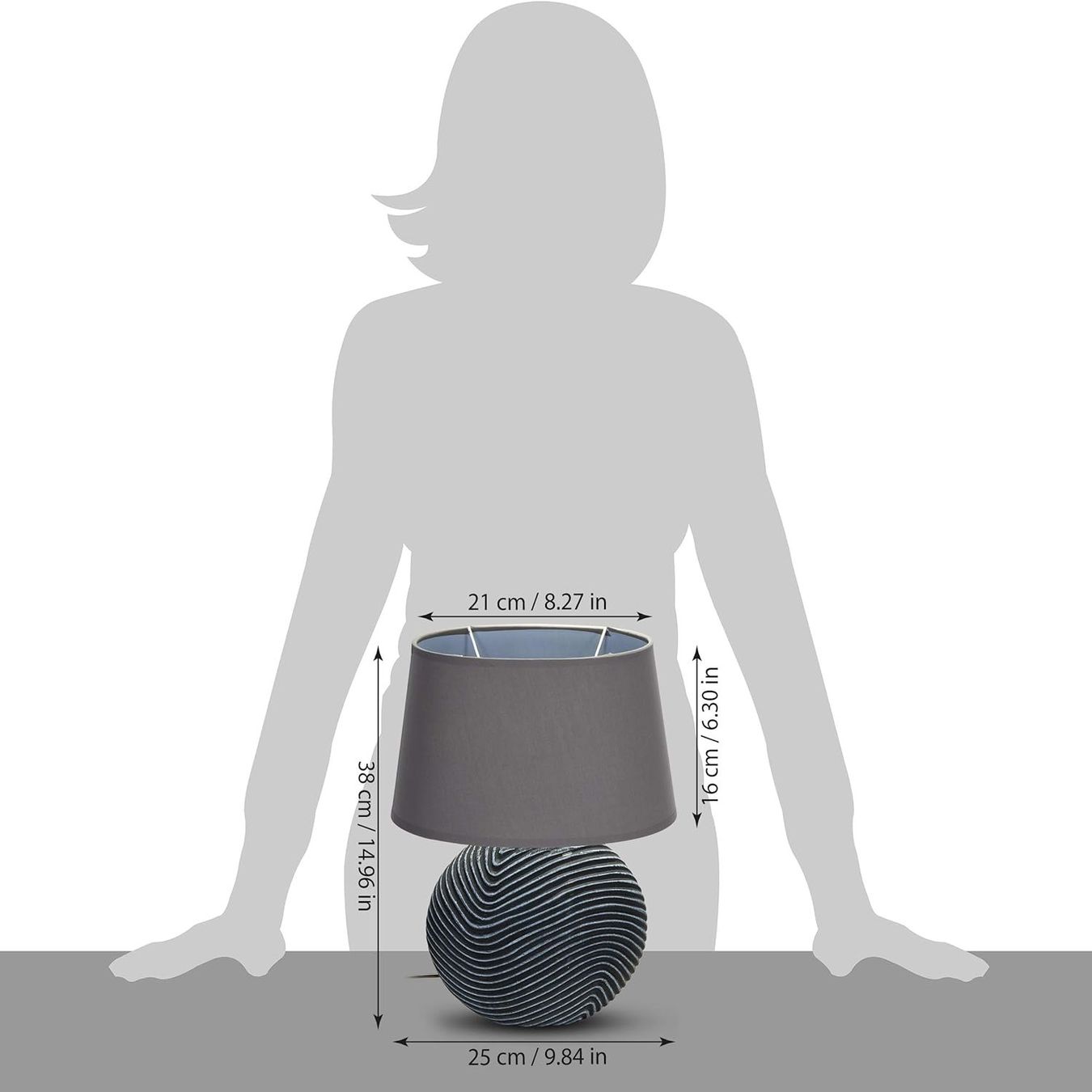 Lampade: 2er Set Tisch Nachttischlampen – Nuovo e nell'imballaggio originale da Nuglar venduto da SaleRitter 7