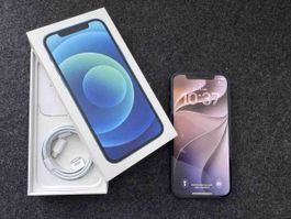Apple iPhone 12 Smartphone blau 94 Prozent Kapazitaet