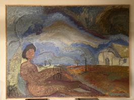 Original Kunstwerk von Miguel Molina signiert 1995, einmalig