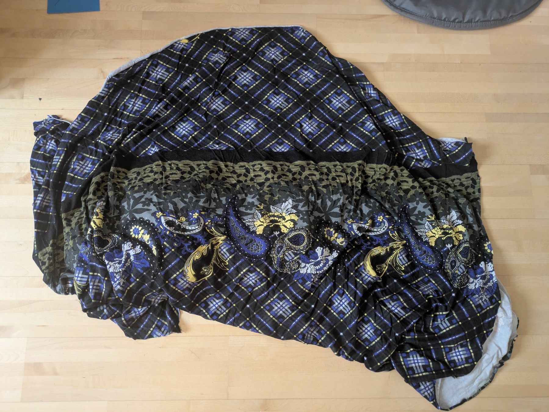 Stoffe: Jearsey 1.50x2.00m gemustert – Neu (gemäss Beschreibung) aus Bern von macsandra