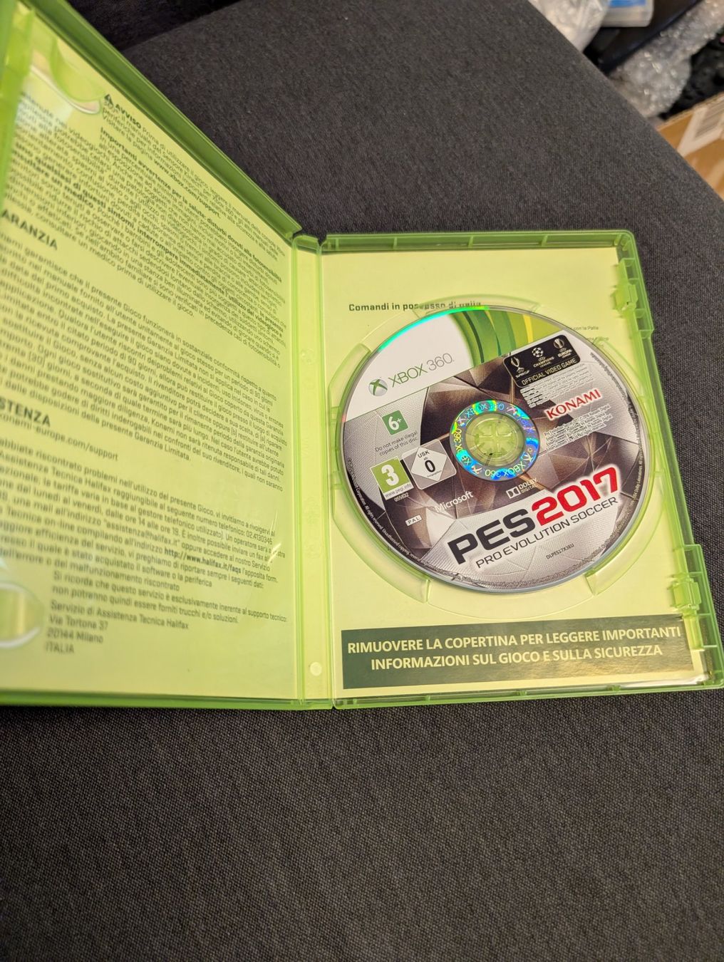 Giochi: Pro evolution soccer 2017 Microsoft Xbox 360 – Usato da Giubiasco venduto da Ticinerd 2