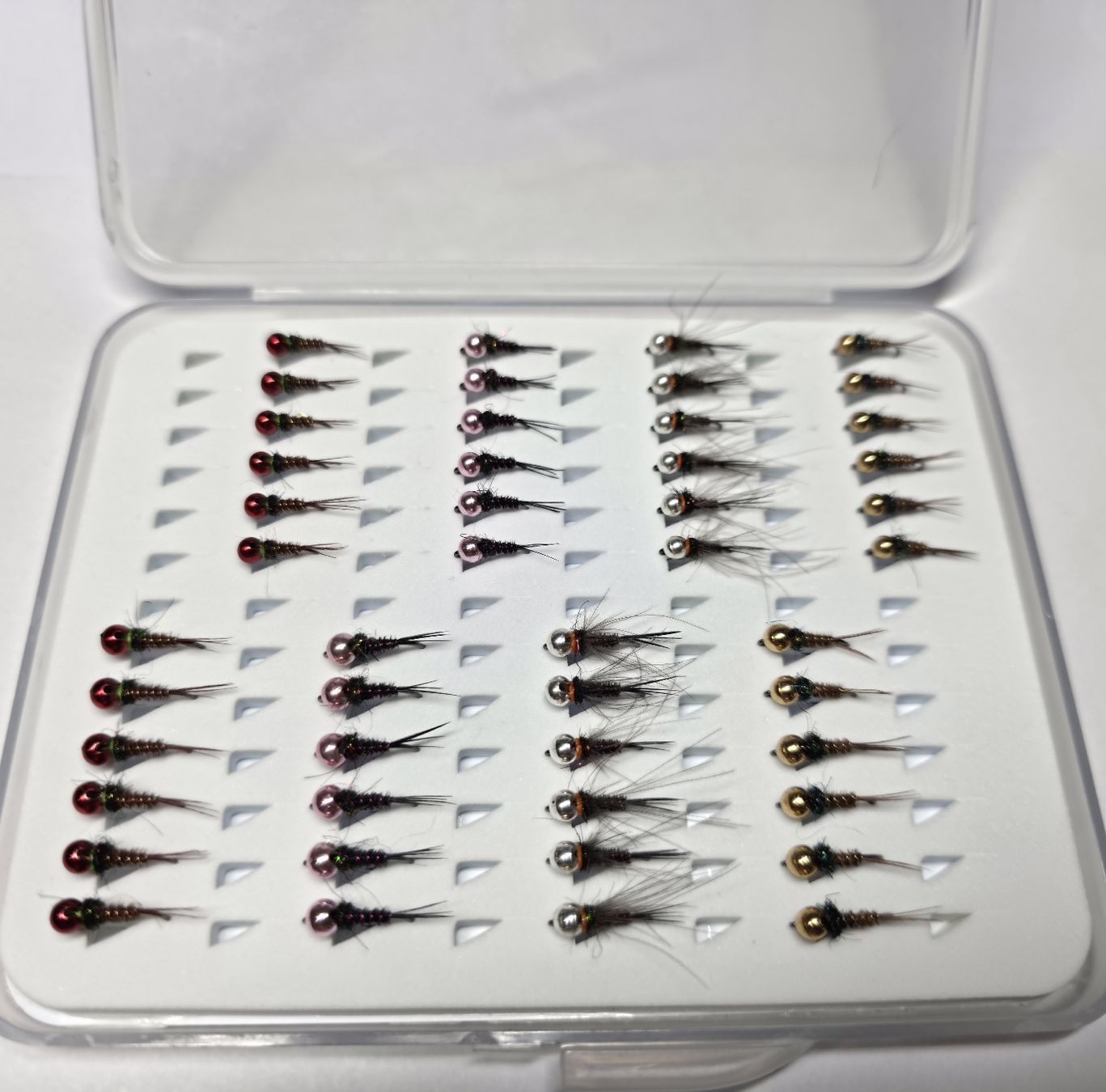 Esche: Box mit 48 Tungsten Nymphen – Nuovo (secondo la descrizione) da Degersheim venduto da HookedOnTheFly 2
