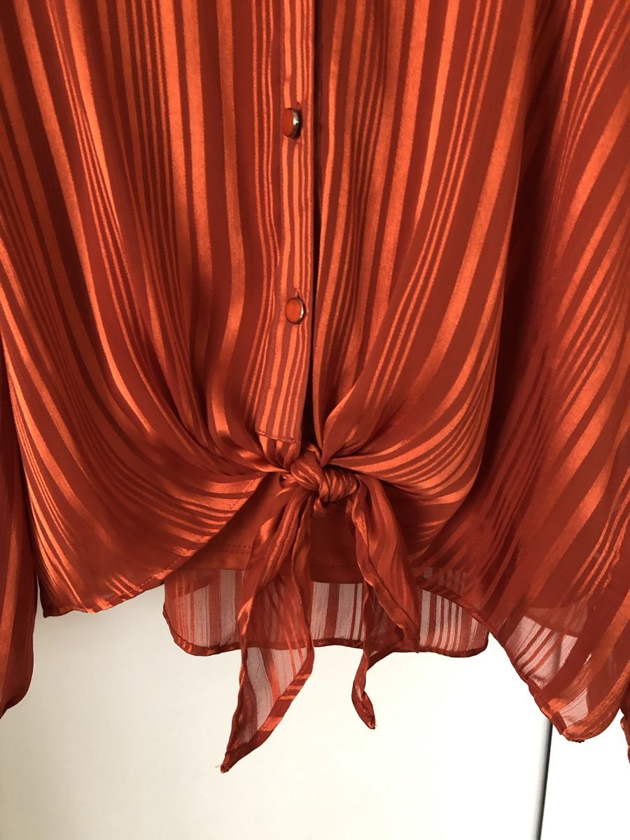 Blusen: Orange Bluse, Wallis - Gr.42 (wie D Gr.40) – Neu (gemäss Beschreibung) aus Bubikon von nb_b8d9 1