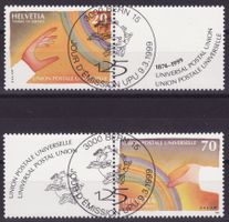 UPU SBK-Nr. 17-18 (125 Jahre UPU 1999) Ersttagsstempel