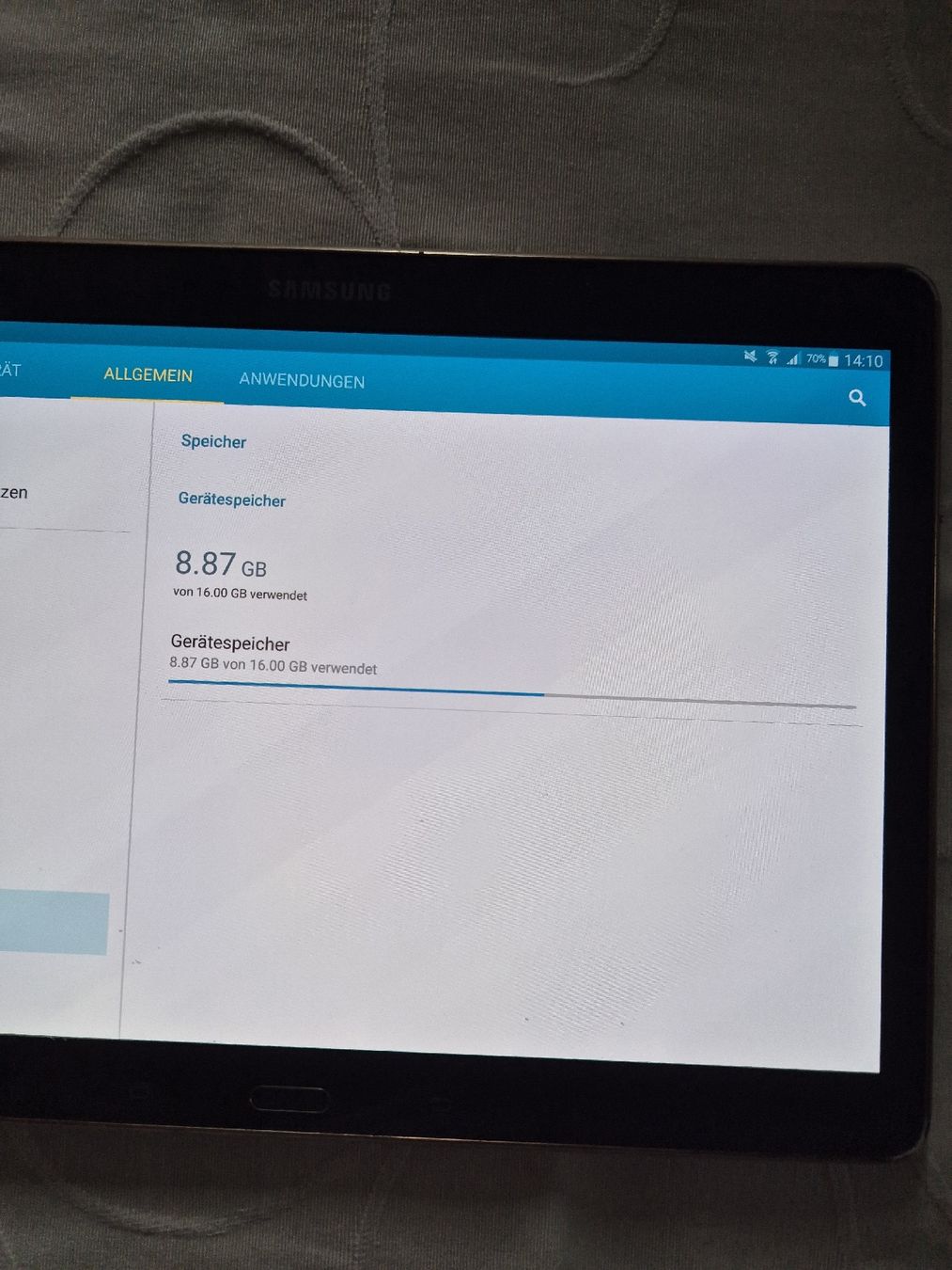 Samsung Tablet PC: Samsung Galaxy Tab S – Usato da Hörhausen venduto da Nuage81 4