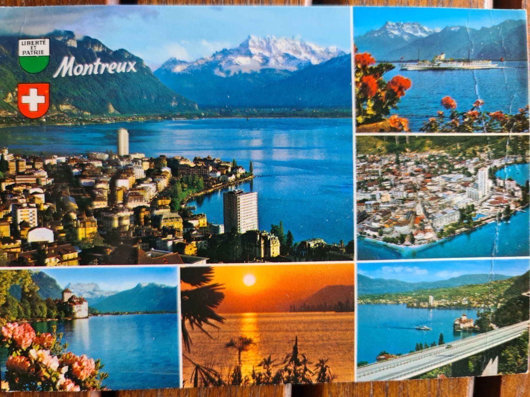 Cartoline postali: Ansichtskarte Montreux 1982 – Usato da Dintikon venduto da Vexi