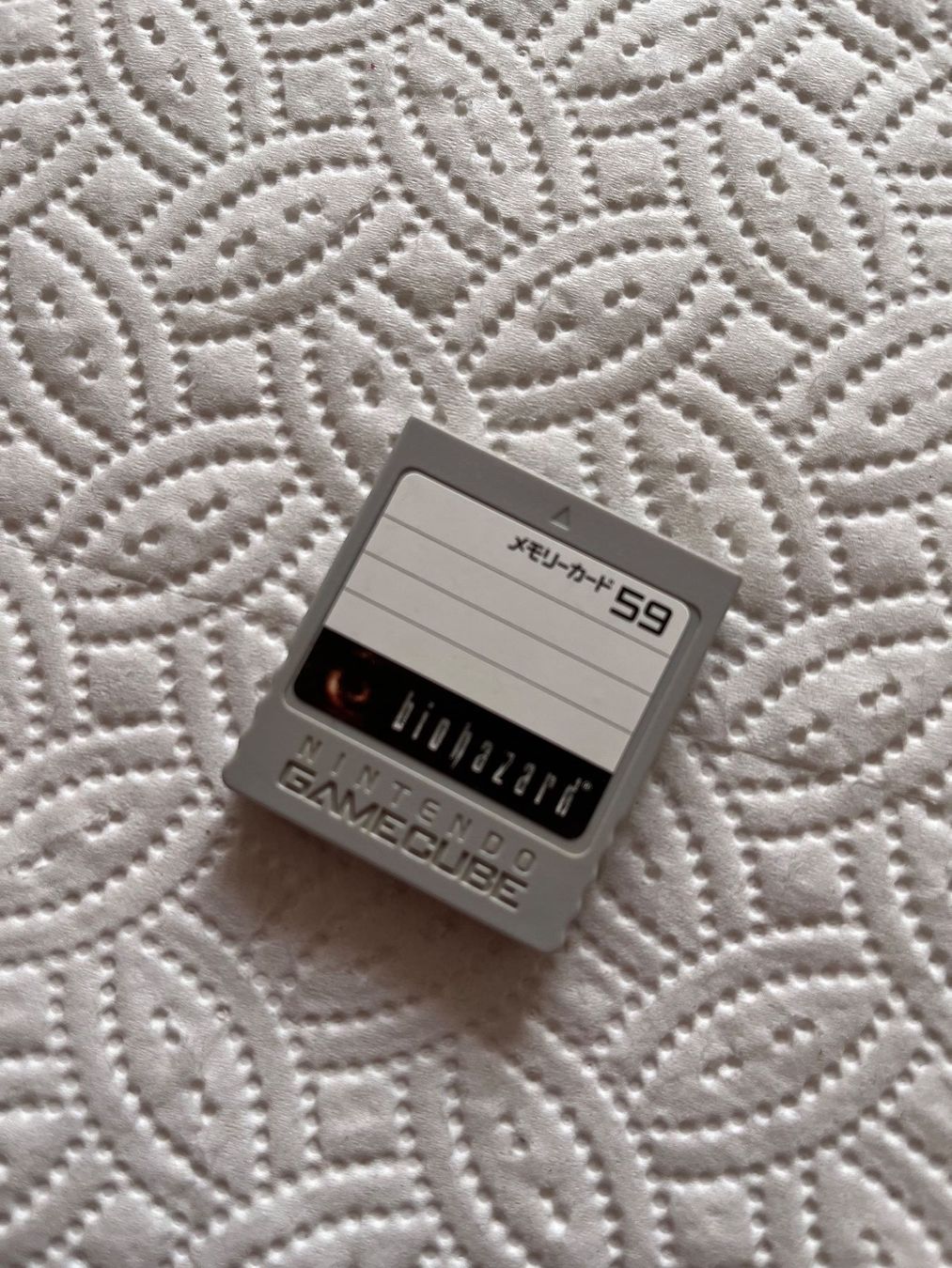 Memory unit & Memory card: Game Cube Memory Card Biohazard (59 Blöcke) – Usato da Frenkendorf venduto da gelbeZinnie