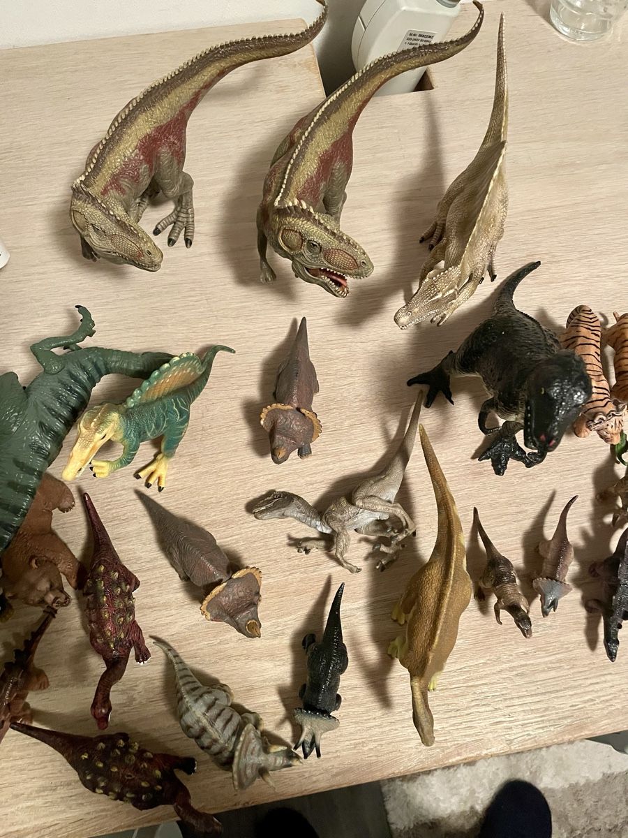 Giocattoli: Grosse Dinosaurier und andere Tier Sammlung mit Box – Usato da Olsberg venduto da EllenM01 1