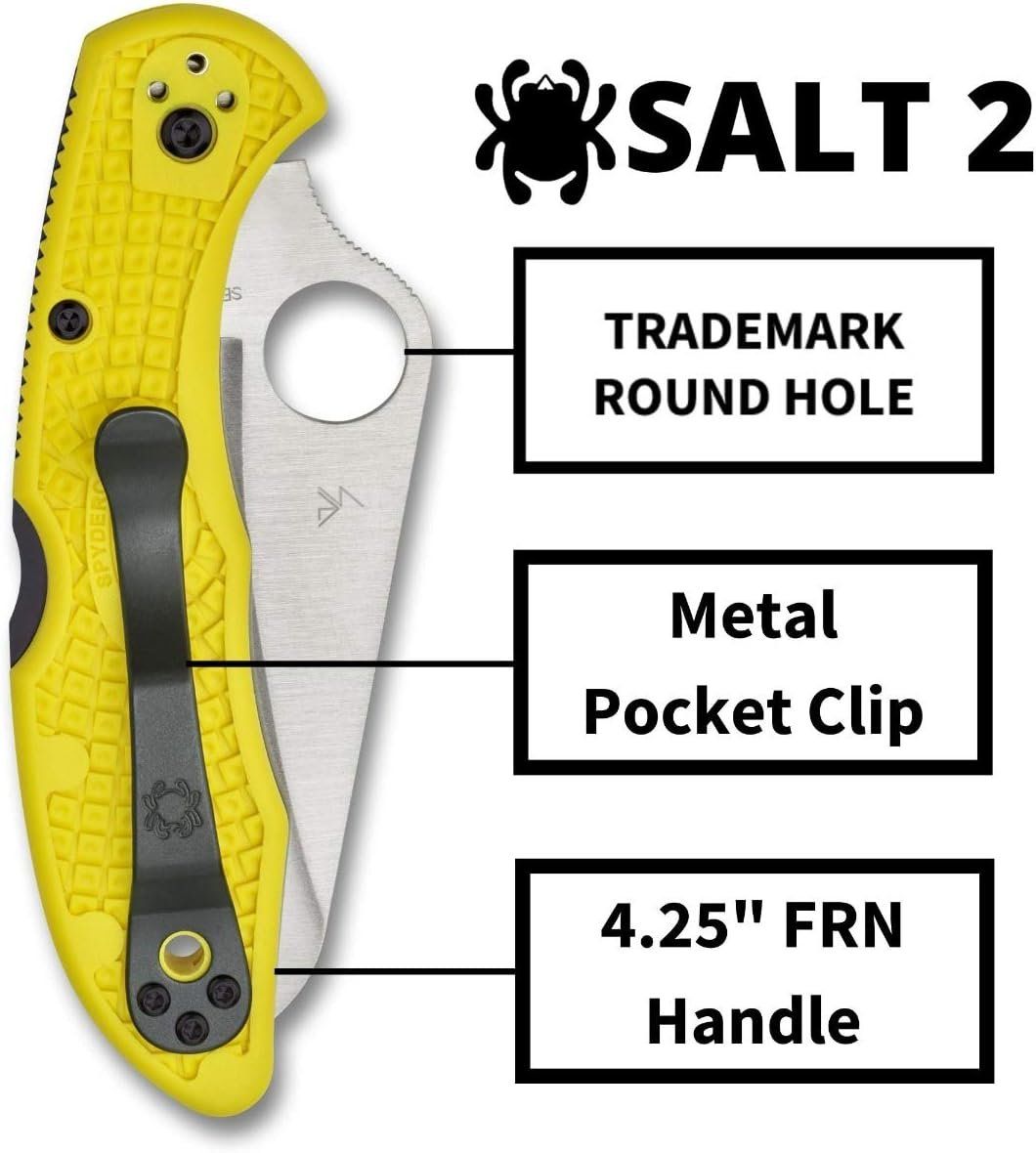 Spyderco Zubehör: Spyderco Salt 2 Yellow – Neu und originalverpackt aus Balsthal von allmedba 1