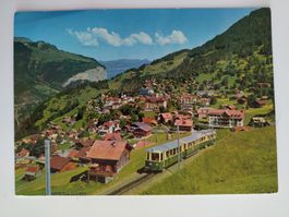 Wengen mit Wengernalpbahn dat. 1976 Wengen