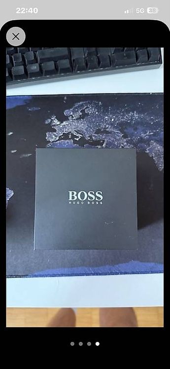 Hugo Boss Herren Chronograph Uhr Gold-Schwarz, Original Box (Gebraucht ...