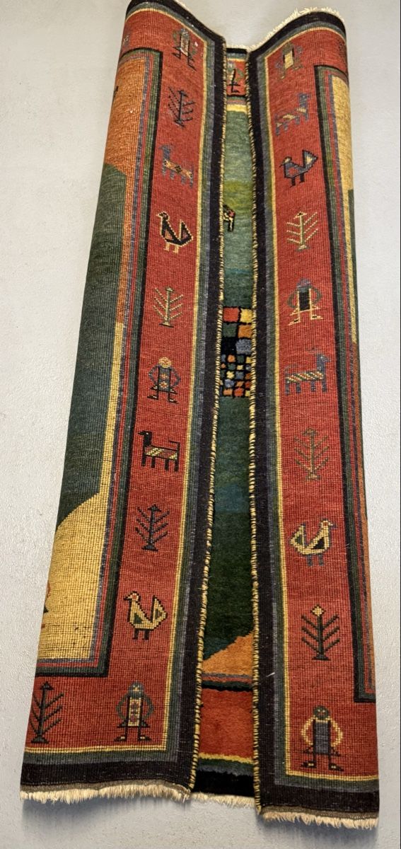 Gabbeh Teppiche: Wunderschöner Orientteppich Gabbeh 200x120.cm – Gebraucht aus Büron von Filadefia-888 3