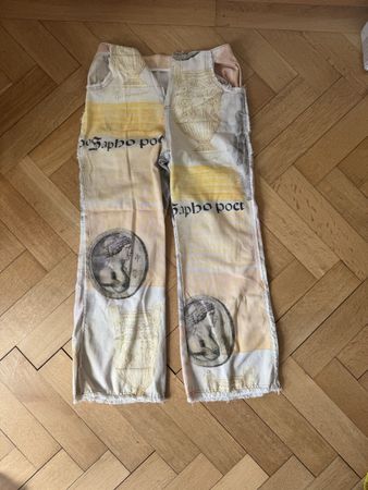 Printed Artsy Jeans