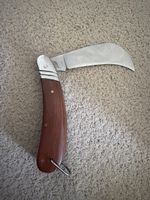 Gärtnermesser Klappmesser Holzgriff guter Zustand