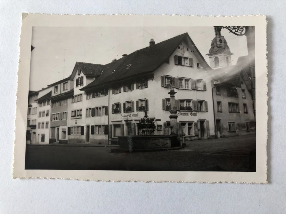 Arth Schwyz Fotokarte Restaurant Engel 1957 | Kaufen auf Ricardo