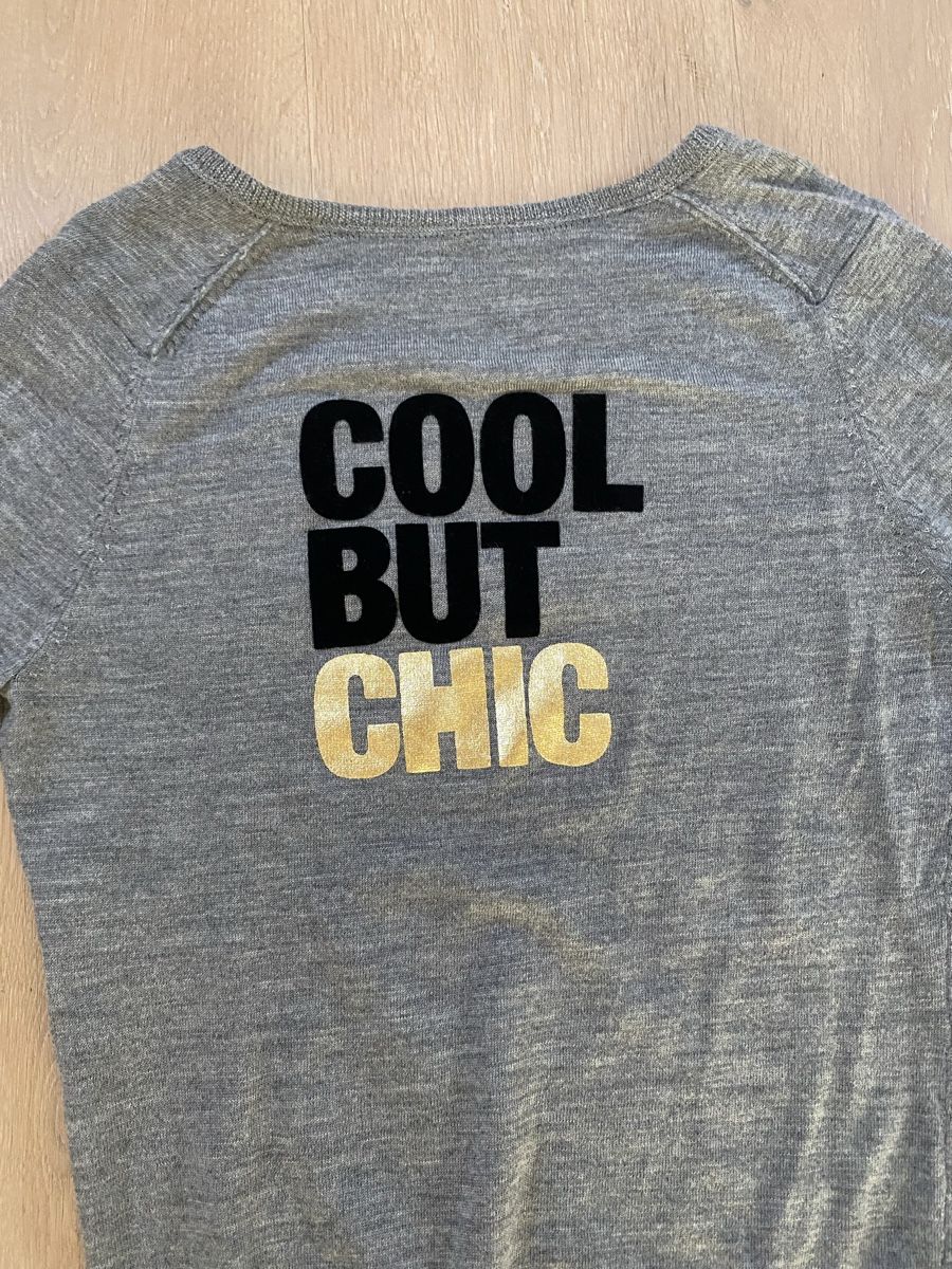 Kookai Pullover & Sweatshirts: Neuer grauer Kookai Pullover "COOL BUT CHIC" Grösse XS – Neu (gemäss Beschreibung) aus Winkel von Flyhy2020 2