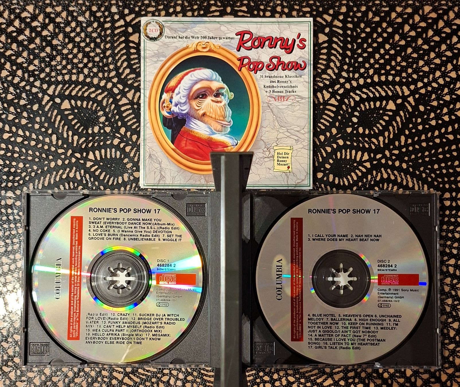 CD: Ronny's Pop Show 17, 2CD Hit Compilation Sampler 1991 – Usato da Amriswil venduto da Celini3 2
